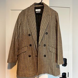 Mango Oversized Wool Blazer/Coat